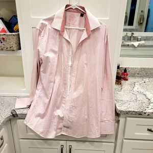 Pink striped English Laundry dress shirt
